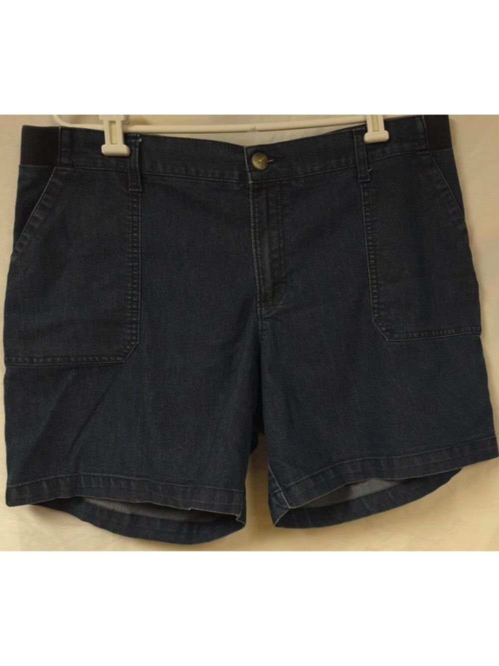 Lee Womens 18M Reg Fit Mid Rise Comfort Stretch Waist Denim Bermuda Shorts 40x7